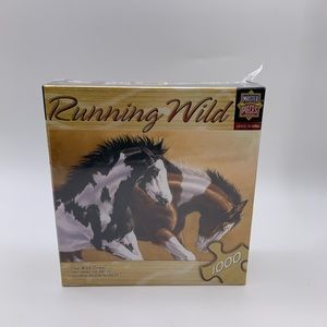 “The Wild Ones” 1000 piece HORSES Jigsaw Puzzle By Victoria Wilson-Schultz BN